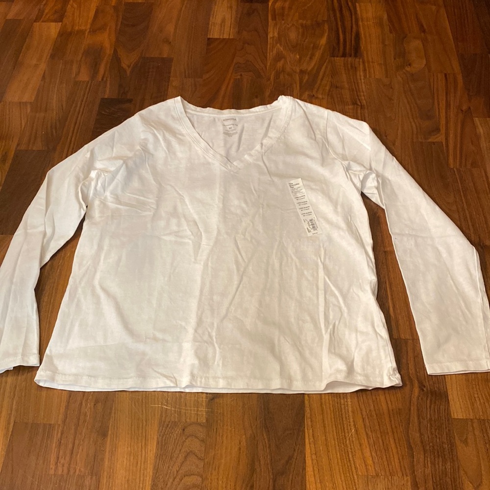 Sonoma long sleeve white T-shirt